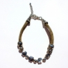 Bracelet en lin Pâquerette