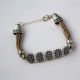 Bracelet ethnique chic en lin Amandier