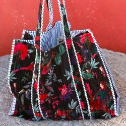 Sac XXL - Grand sac cabas bohème noir original