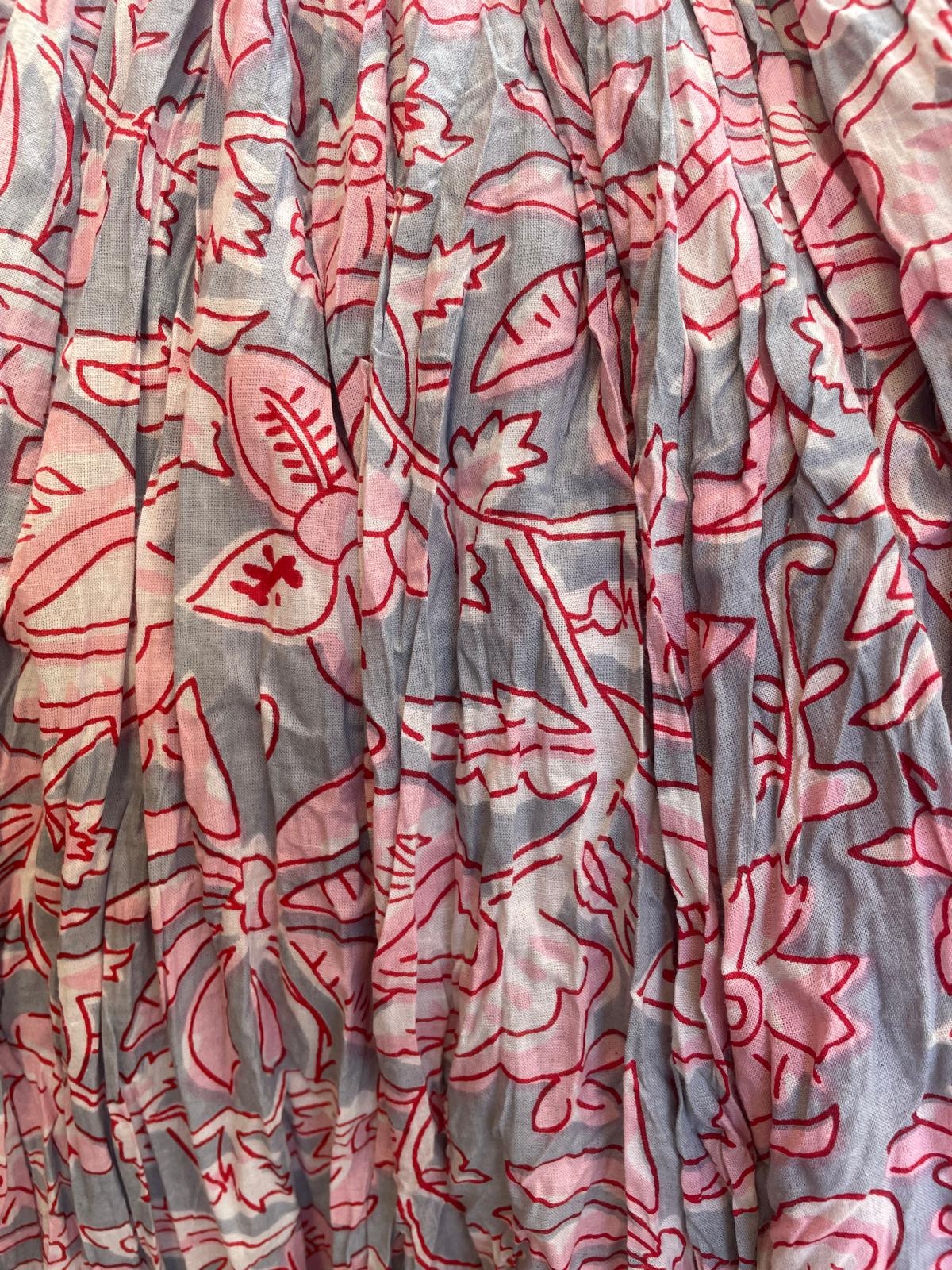Gris motif rose